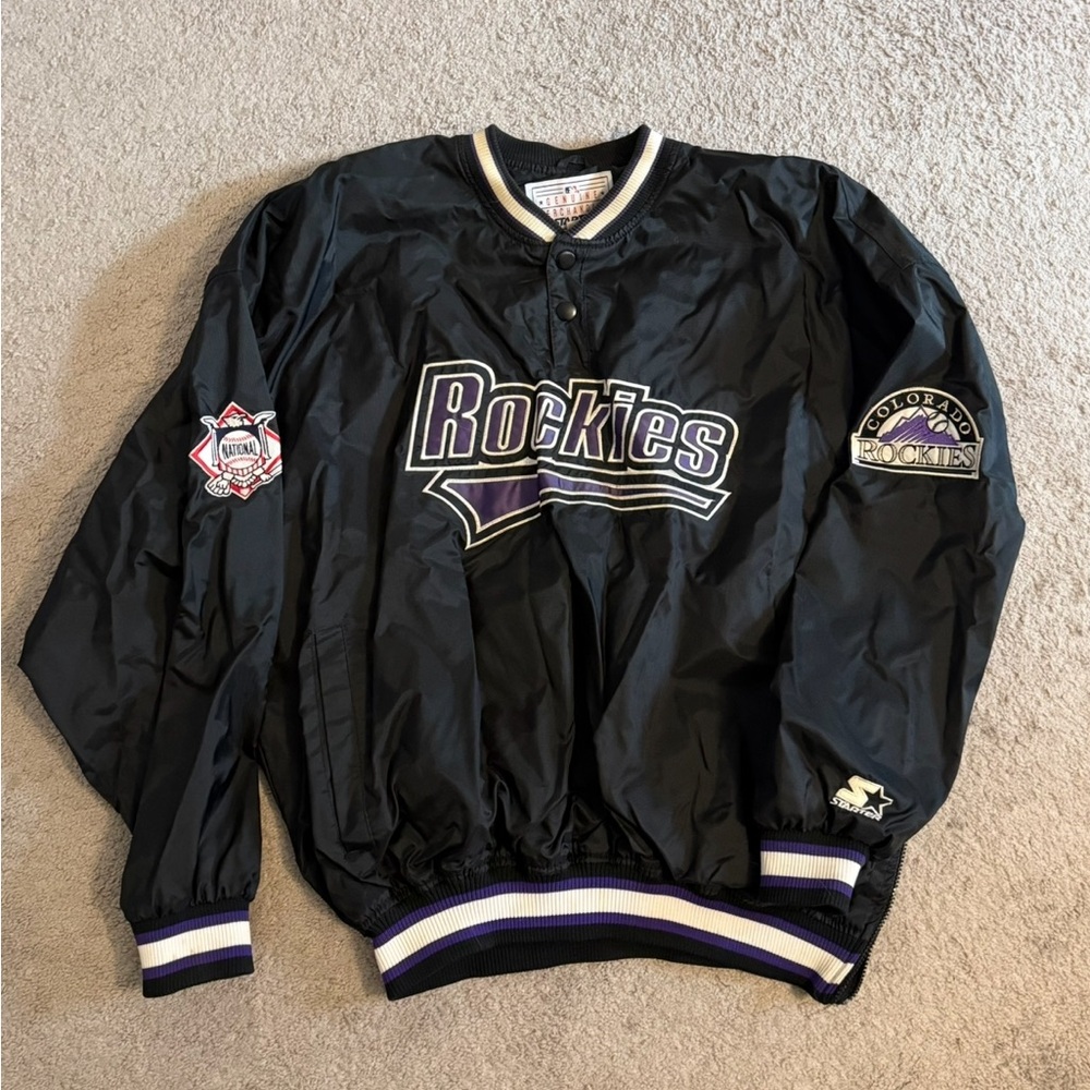 STARTER Black and Purple Jacket
